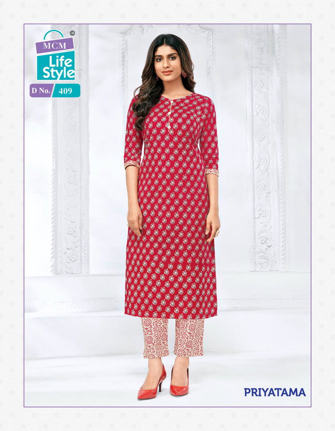 Priyatama Vol 4 By Mcm Kurti With Bottom Catalog
